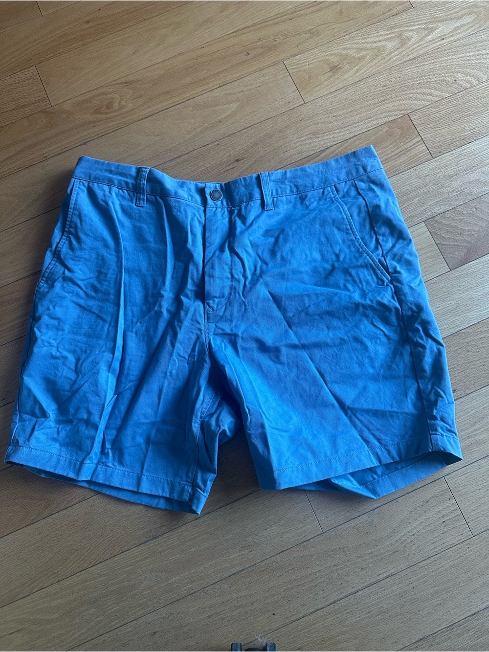 Bonobos Light Blue Flat Front Chino Shorts